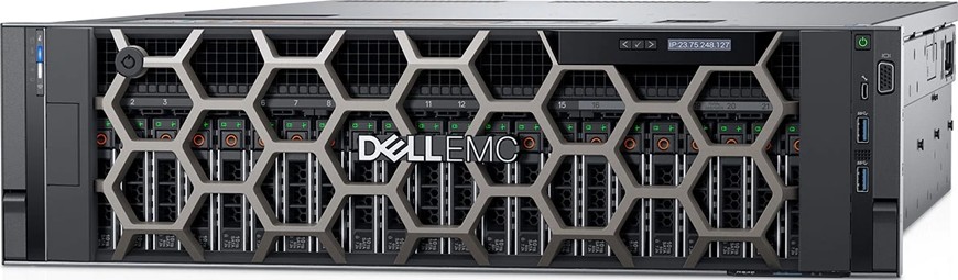 Dell PowerEdge R940 Server, 2x Intel Xeon Gold 5220 2.2G, 18C/36T, 10.4GT/s, 24.75M Cache, 2x16GB RDIMM, 2666MT/s, 1x480GB SSD SATA Read Intensive 6Gbps 512 2.5in Hot-plug AG Drive | PowerEdge-R940